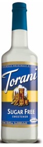 Torani Sugar Free Syrups - 750 ml